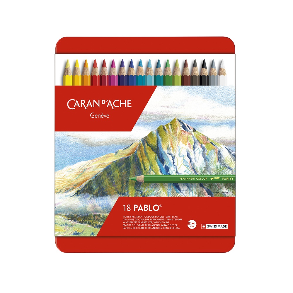 Caran d'Ache Pablo kleurpotlood - SET 18