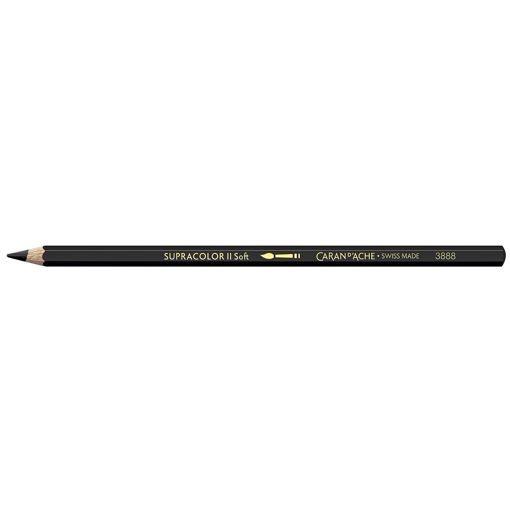 Caran d'Ache Supracolor aquarelpotlood - 009 Black