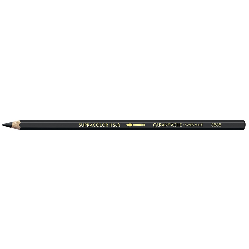 Caran d'Ache Supracolor aquarelpotlood - 496 Ivory Black
