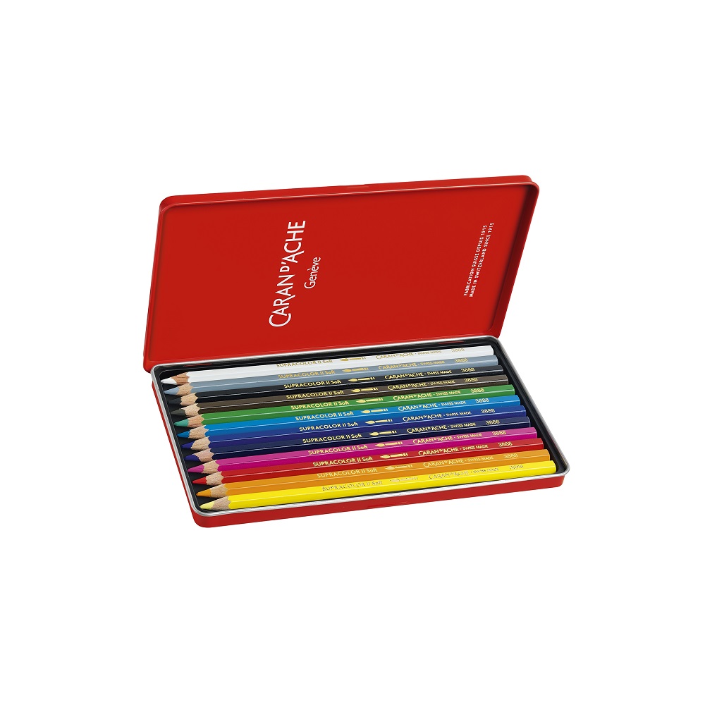 Caran d'Ache Supracolor aquarelpotlood - SET 12