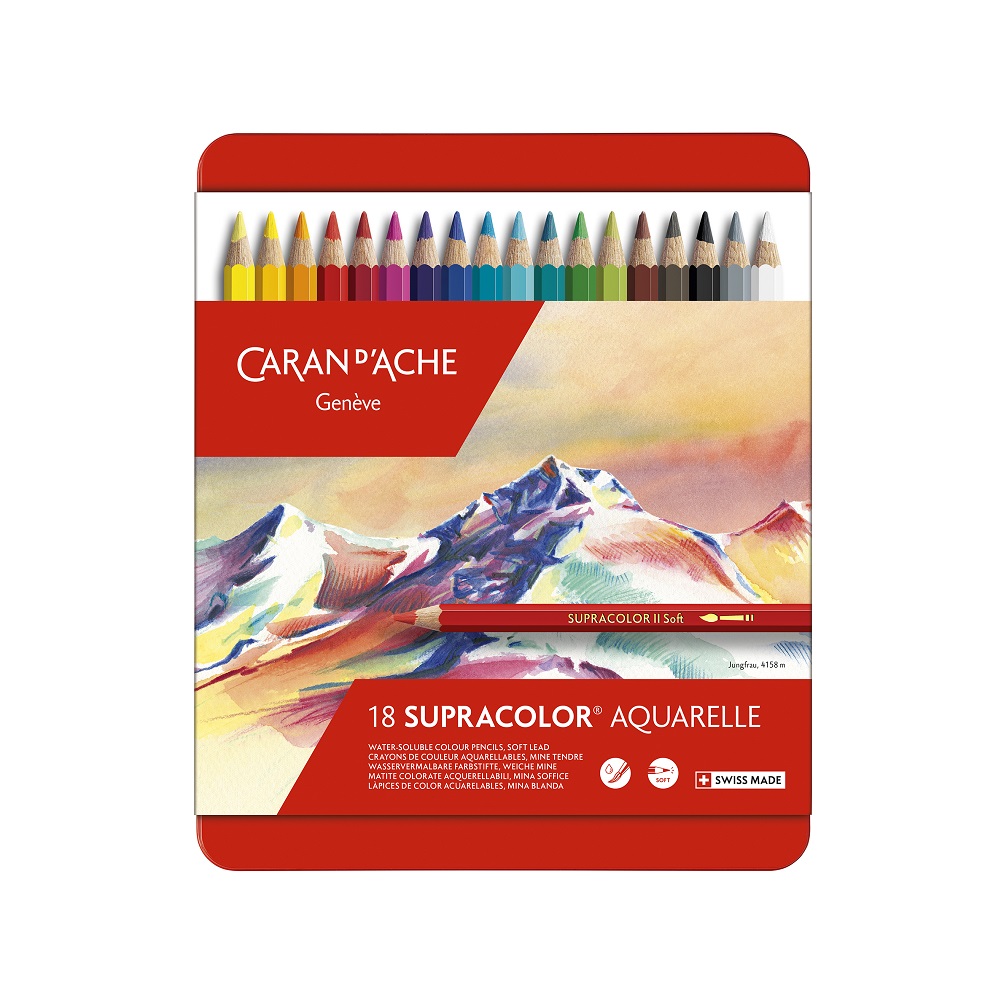 Caran d'Ache Supracolor aquarelpotlood - SET 18