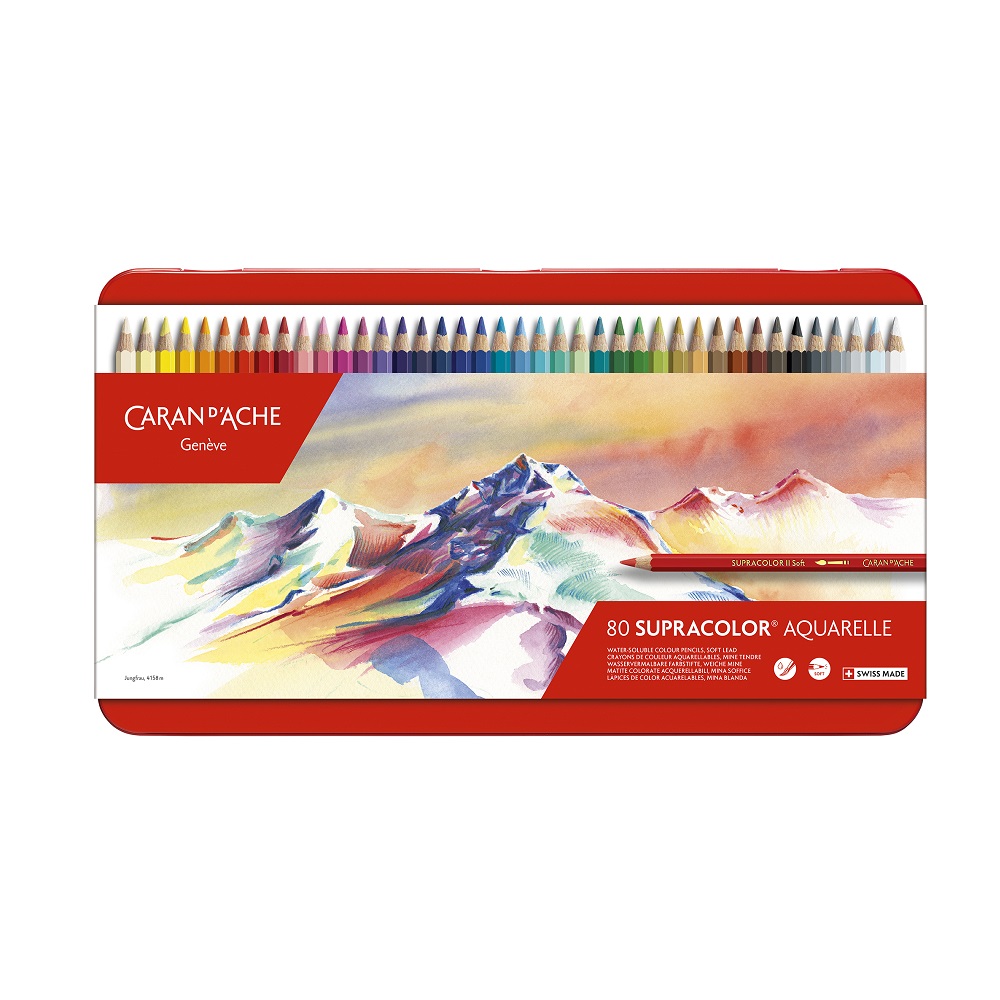 Caran d'Ache Supracolor aquarelpotlood - SET 80