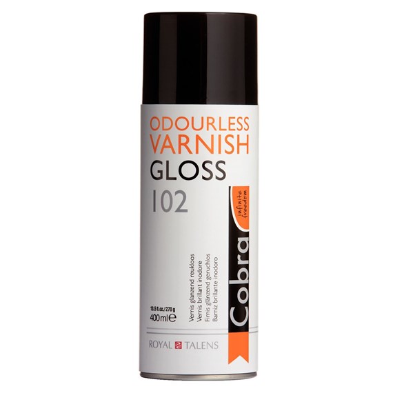 Cobra 102 Schilderijvernis spuitbus 400ml - Glans