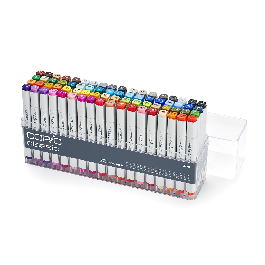 Copic marker - SET A 72 kleuren