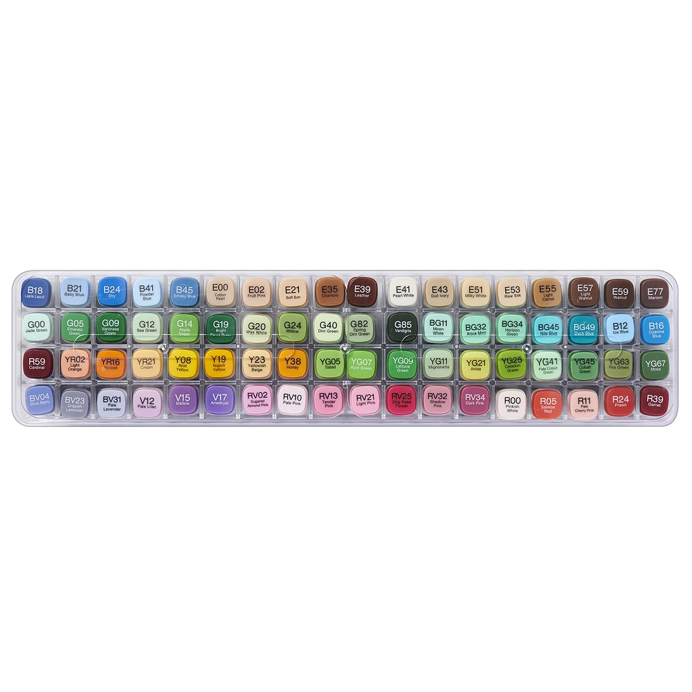 Copic marker - SET C 72 kleuren