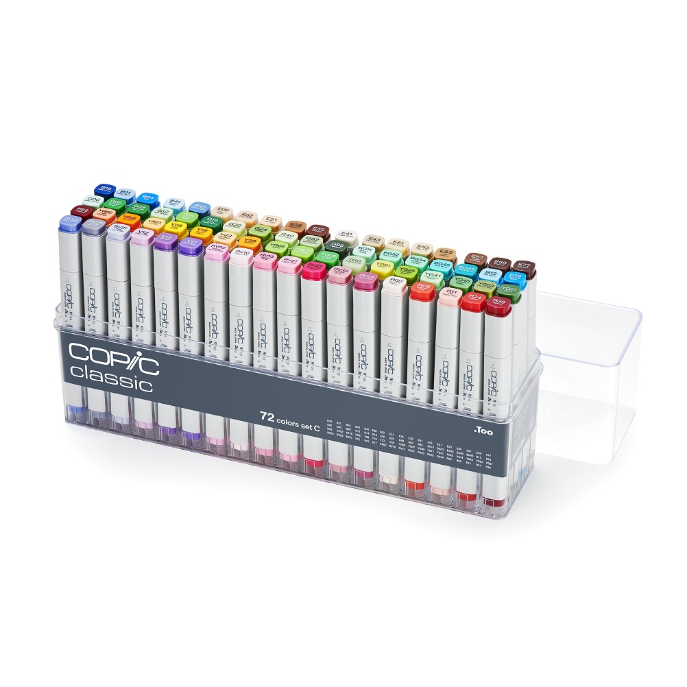 Copic marker - SET C 72 kleuren