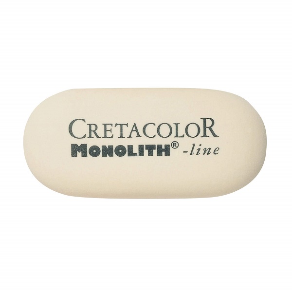 Cretacolor Monolith Ovaalgum MIDDEL per stuk