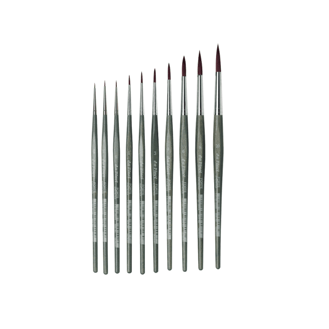 Da Vinci Forte penseel synthetisch haar rond - serie 363 - no.2