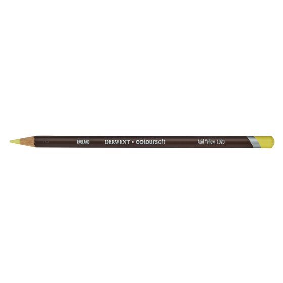 Derwent Coloursoft kleurpotlood 020 Acid yellow