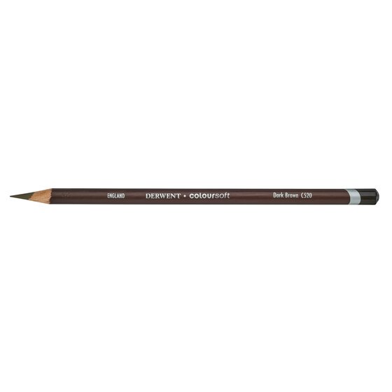 Derwent Coloursoft kleurpotlood 520 Dark brown