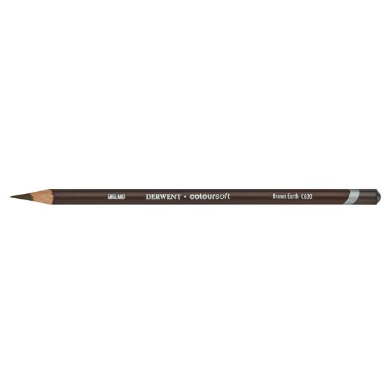 Derwent Coloursoft kleurpotlood 630 Brown earth