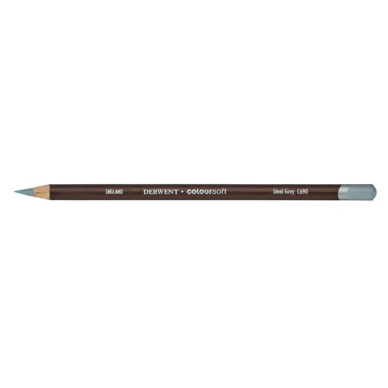 Derwent Coloursoft kleurpotlood 690 Steel grey