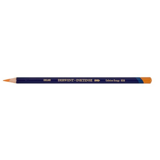 Derwent Inktense Aquarelpotlood - 0250 Cadmium orange