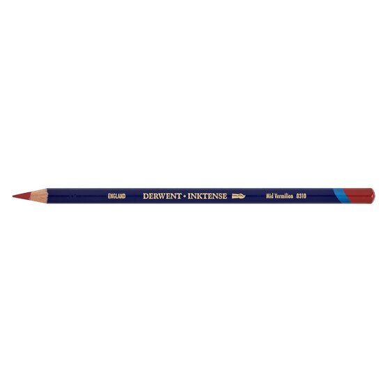 Derwent Inktense Aquarelpotlood - 0310 Mid vermilion