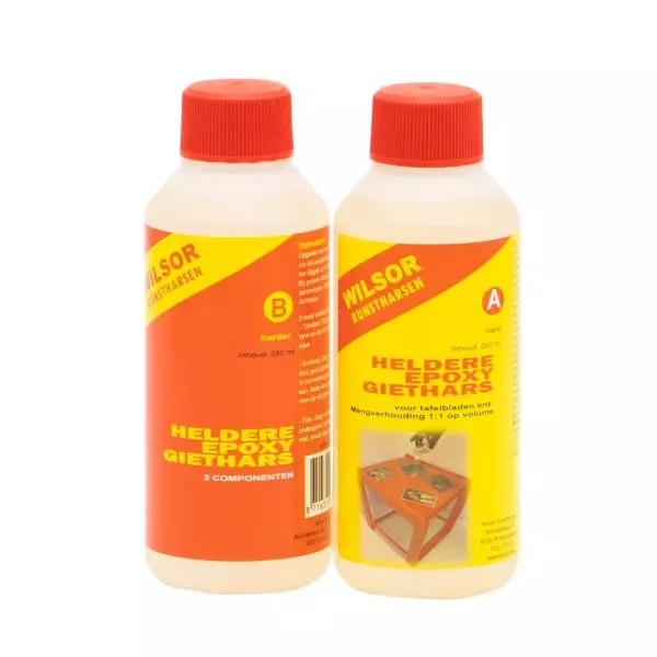 Epoxy Giethars 2 componenten helder - 2 x 250ml