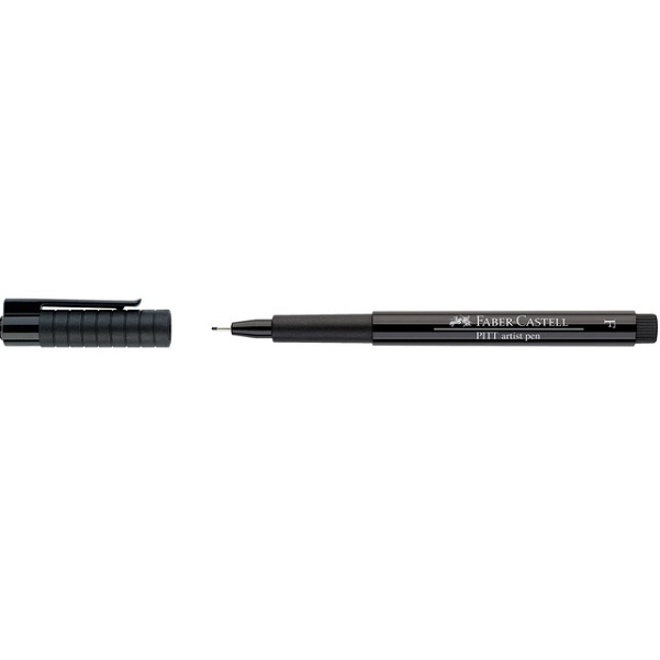 Faber Castell Pitt Artist Pen - Fijn (F) 199 Zwart