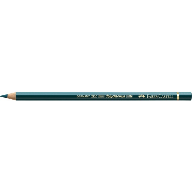 Faber Castell Polychromos kleurpotlood - 158 Dark Cobalt Green