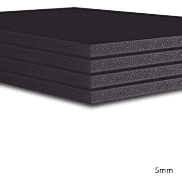 Foamboard 5mm - 100x140cm ZWART (25stuks)