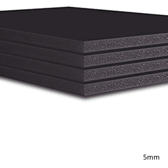 Foamboard 5mm - A2 formaat ZWART (20stuks)