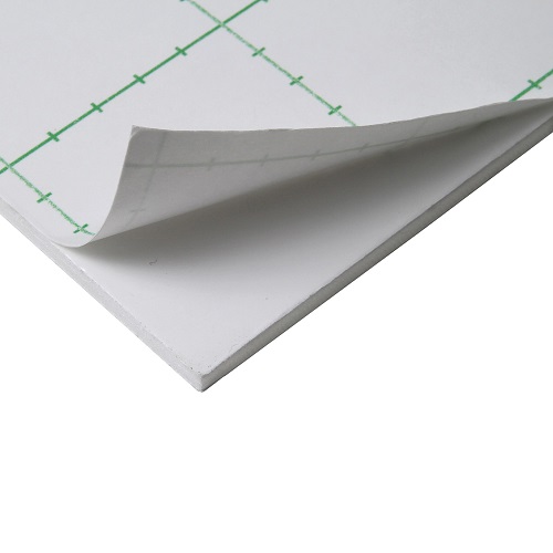 Foamboard ZELFKLEVEND 5mm - 70x100cm WIT (10stuks)