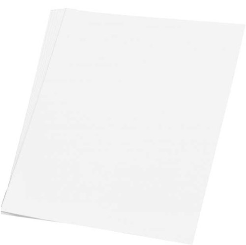 Gekleurd Tekenpapier 300gram 50x70cm PAK 25vel – 01 WIT