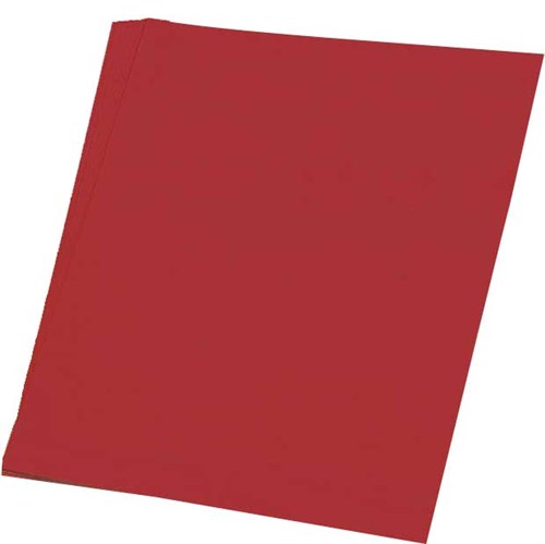 Gekleurd Tekenpapier 300gram 50x70cm PAK 25vel – 13 ROOD