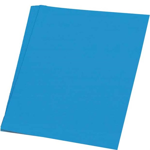 Gekleurd Tekenpapier 300gram 50x70cm PAK 25vel – 35 MIDDENBLAUW