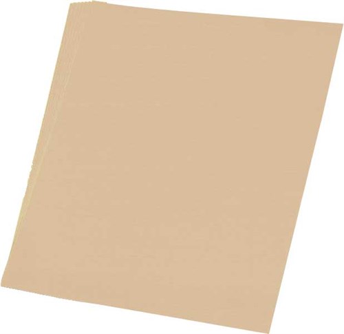 Gekleurd Tekenpapier 300gram 50x70cm PAK 25vel – 54 CHAMOIS