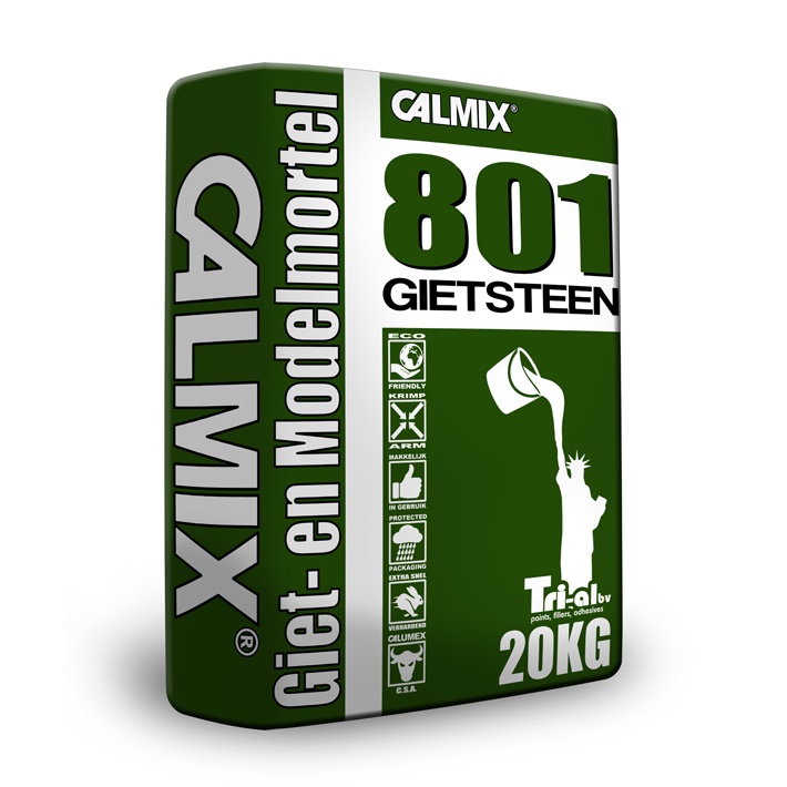 Gietsteen calmix 801 wit 20Kg