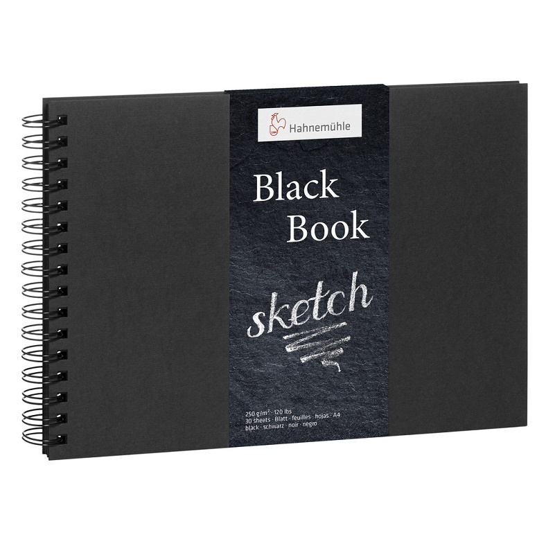 Hahnemuhle Black Book 250gram 30vel - A4