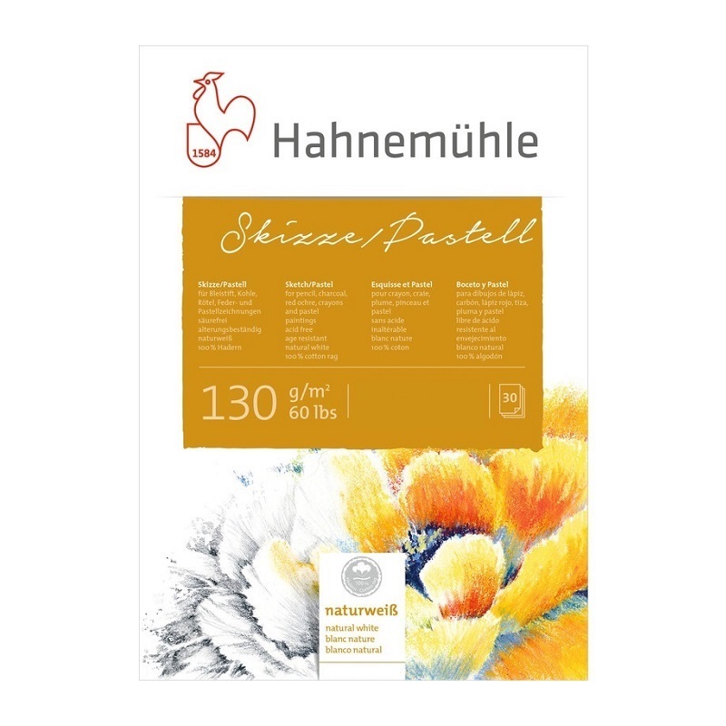 Hahnemuhle Pastelblok 130gram 30vel - Blok A2