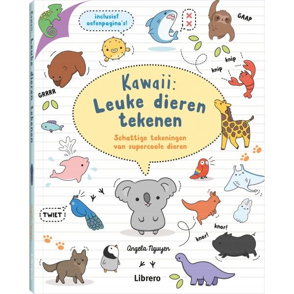 Kawaii: Leuke dieren tekenen - Angela Nguyen