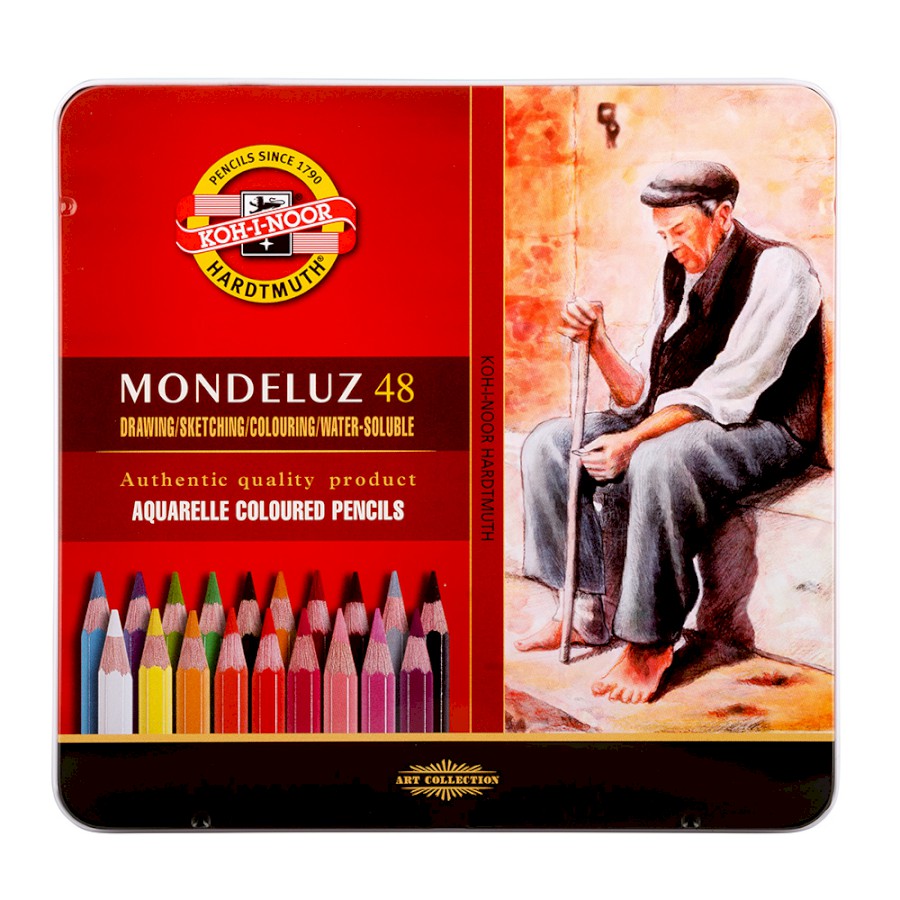 Koh I Noor Mondeluz GOLD aquarelpotlood - SET 48 Algemeen