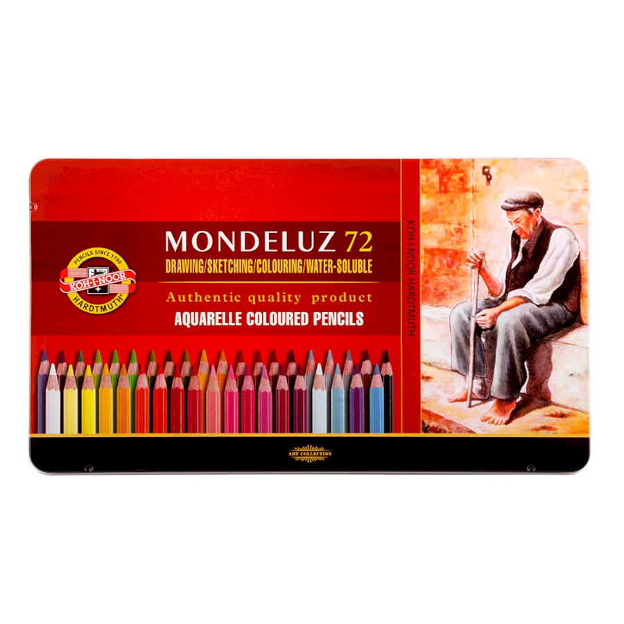 Koh I Noor Mondeluz GOLD aquarelpotlood - SET 72 Algemeen