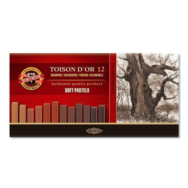 Koh I Noor Toison d'or Carrees - SET 12 Bruintinten