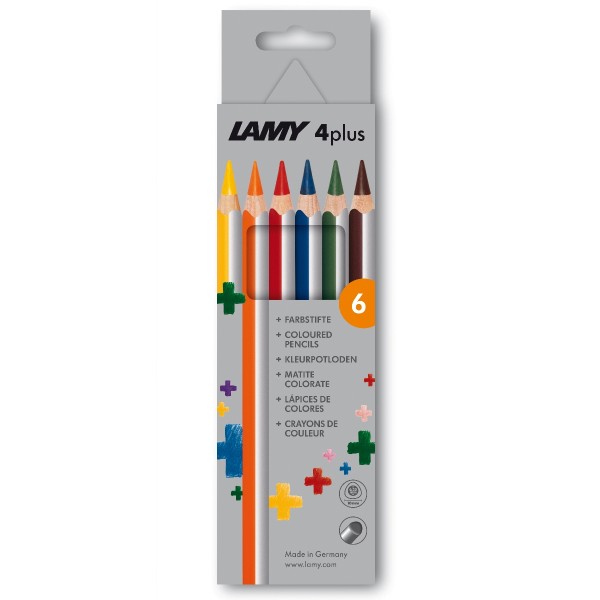 Lamy 4Plus kleurpotloden set - 6 stuks karton