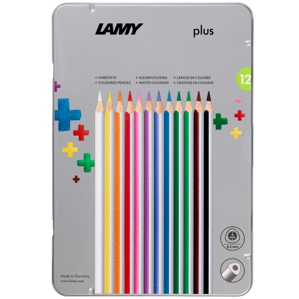 Lamy Plus kleurpotloden set - 12 stuks metaal