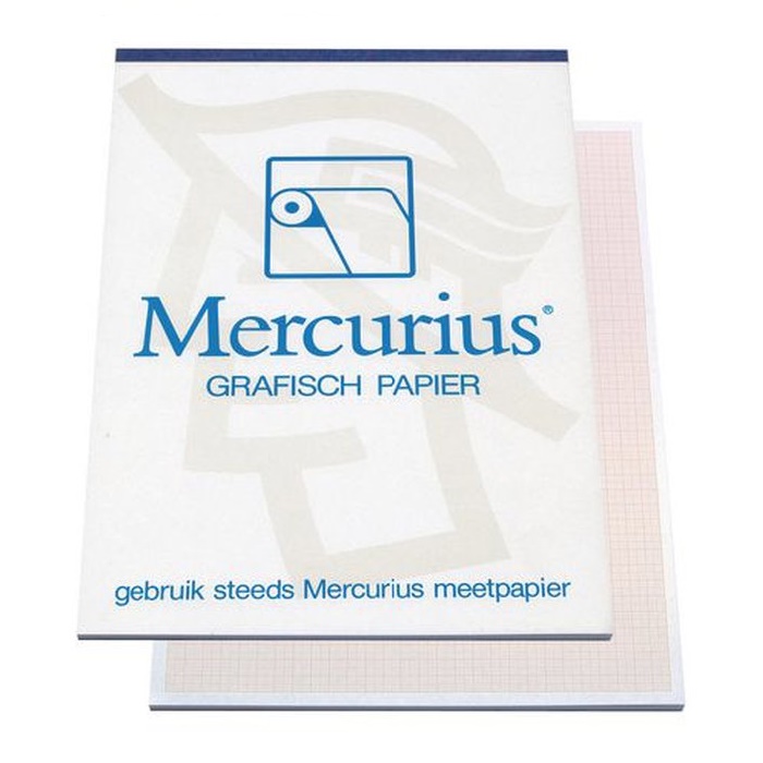 Mercurius millimeter papier 1mm ruit A3 blok 50vel