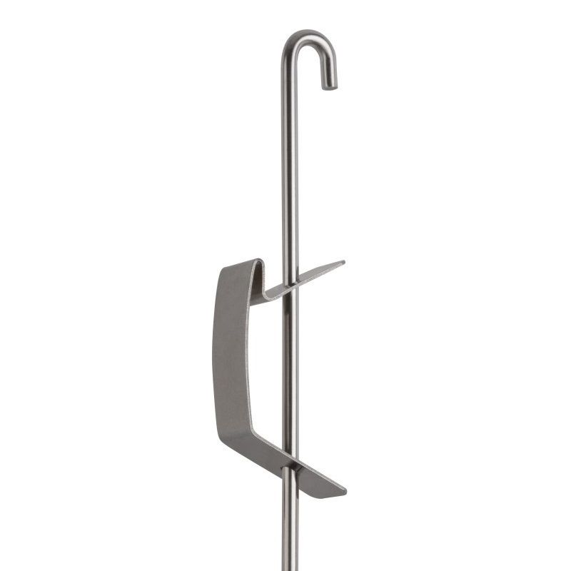 Ophangstang 3mm met HAAK - 100cm ALUMINIUM