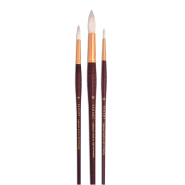 Panart Bristlewhite varkenshaar penseel rond - serie 2201 - no.22