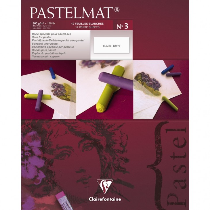 Pastelmat pastelblok, 360gram, 12vel - 24x30cm no. 3