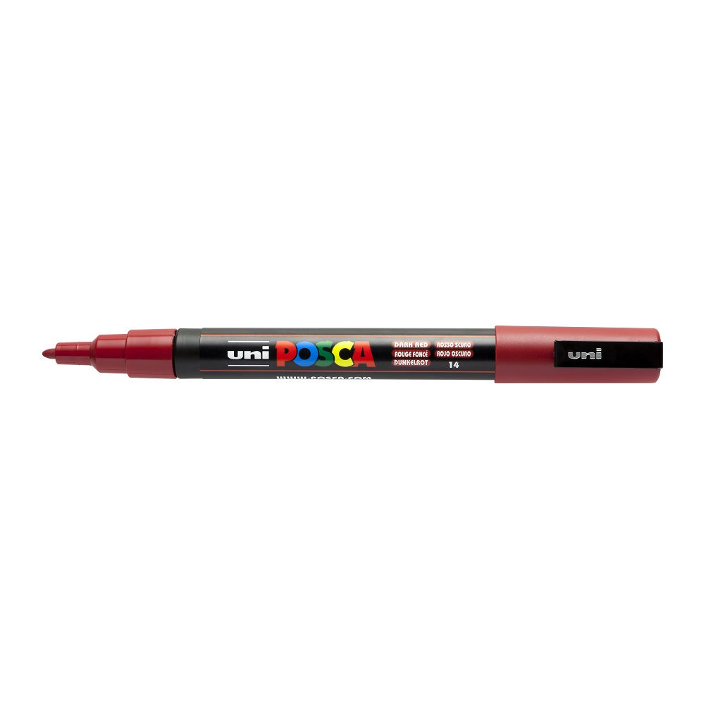 Posca Markers PC3M 0,9-1,3mm - Donkerrood