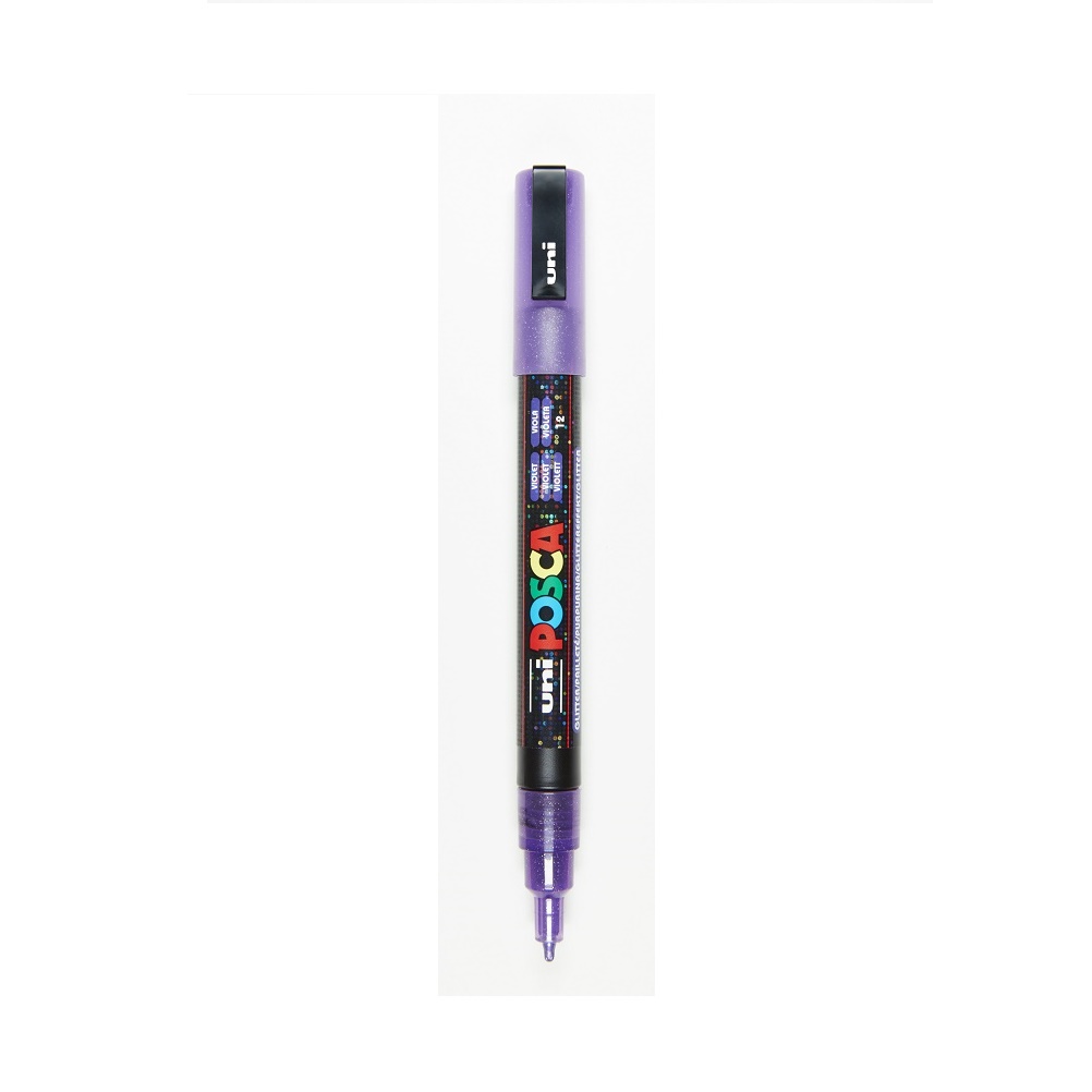Posca Markers PC3M 0,9-1,3mm - GLITTER Paars