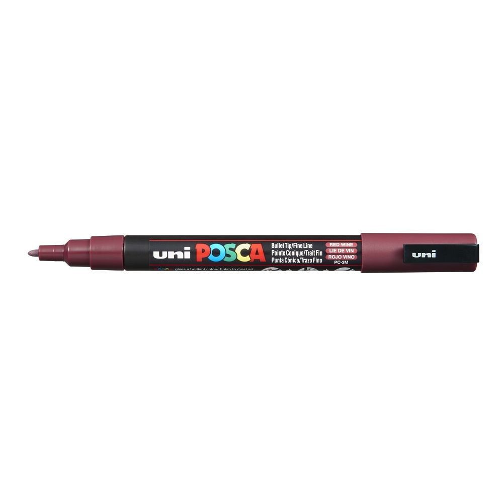 Posca Markers PC3M 0,9-1,3mm - Wijnrood