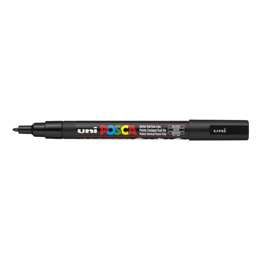 Posca Markers PC3M 0,9-1,3mm - Zwart