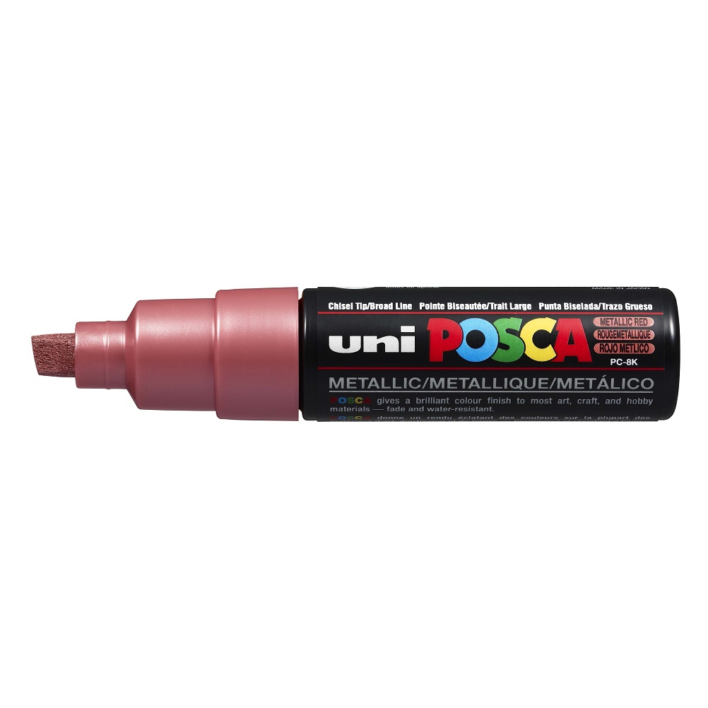 Posca Markers PC8K 8mm - Metallic Rood