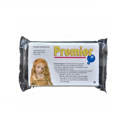 Premier boetseerklei 300gram - wit