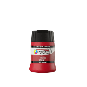 S3 Screen Printing Acrylics 250ml - 513 Crimson