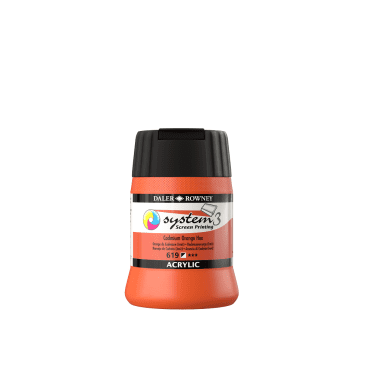 S3 Screen Printing Acrylics 250ml - 619 Cadmium Orange Hue