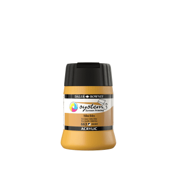 S3 Screen Printing Acrylics 250ml - 663 Yellow Ochre